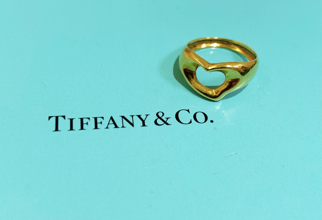 【買取】ティファニー TIFFANY&Co. オープンハートリング ゴールド レディース YG リング 指輪 - 売るナビ志木店